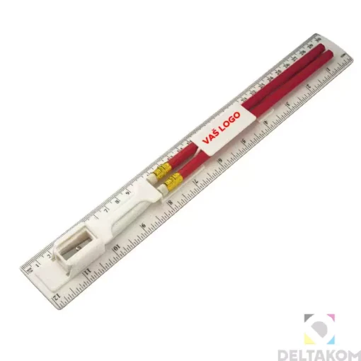 Pvc Ravnilo 30cm komplet