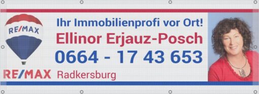 Mesh Banner luknjičasta cerada z rinkami in ojačitvijo - slika 3
