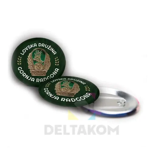 Potiskane Broške Ø58 mm - slika 2