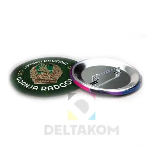 BROŠKA BADGE POTISKANA