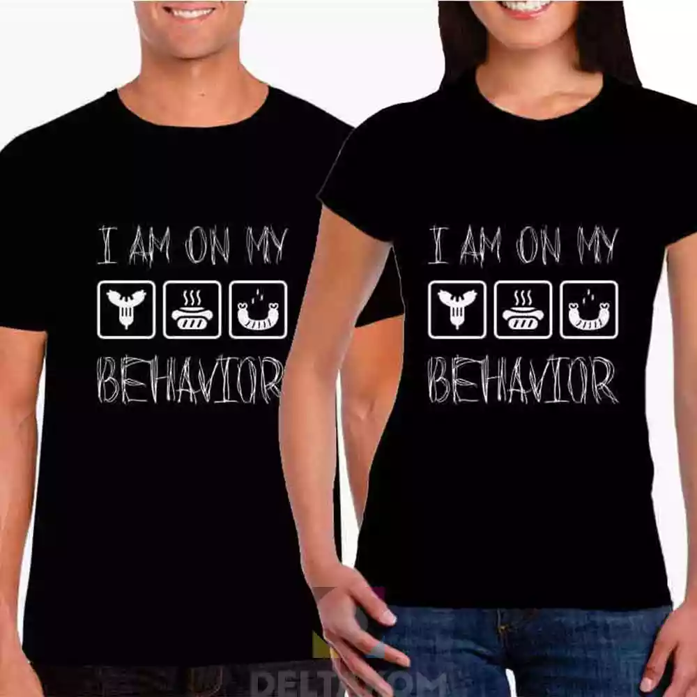 Šaljiva majica I AM ON MY BEHAVIOR