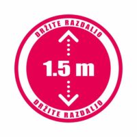 DRŽITE RAZDALJO 1.5m