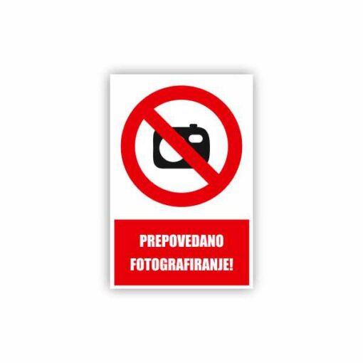 nalepka-PREPOVEDANO-FOTOGRAFIRANJE