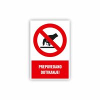 nalepka-prepovedanO-DOTIKANJE