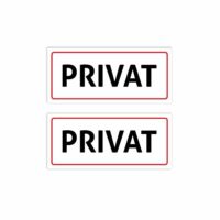 Varnostna nalepka PRIVAT