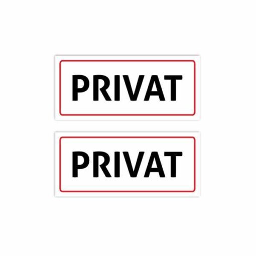 Varnostna nalepka PRIVAT