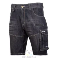 DELOVNE KRATKE HLAČE JEANS črna
