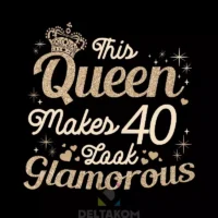 Alternative view of MAJICA ROJSTNI DAN "THIS QUEEN MAKES LOOK GLAMOROUS"