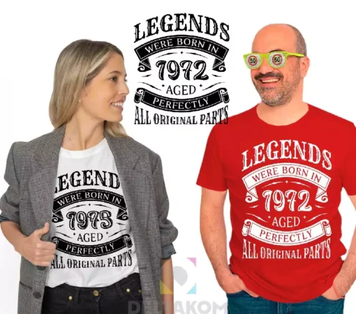 MAJICA ROJSTNI DAN "LEGENDS WERE BORN"