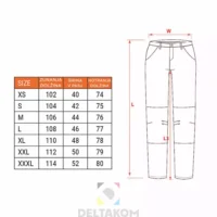 Alternative view of Delovne hlače NEO PREMIUM raztegljive